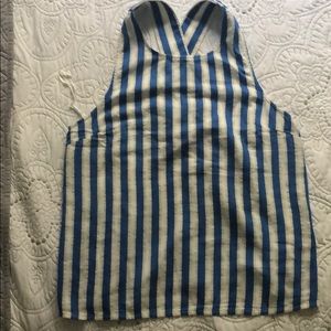 NWT J Crew sleeveless top with crisscross back